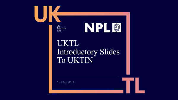 UKTL Introductory Slides To UKTIN
