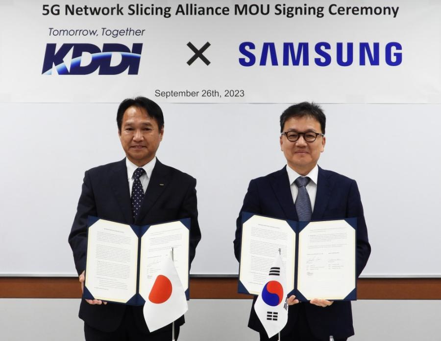 KDDI and Samsung Form 5G Global Network Slicing Alliance