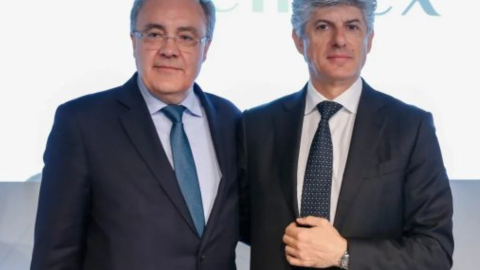 Outgoing Cellnex CEO Tobias Martinez will be replaced by Marco Patuano (pictured right) 