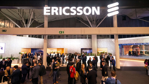 Ericsson's booth at this year's Mobile World Congress