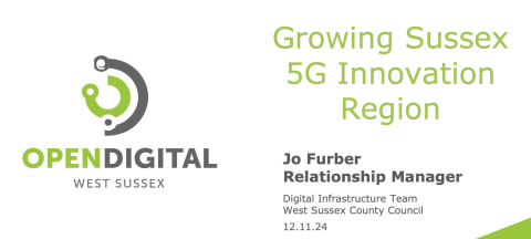 Growing Sussex 5G Innovation Region